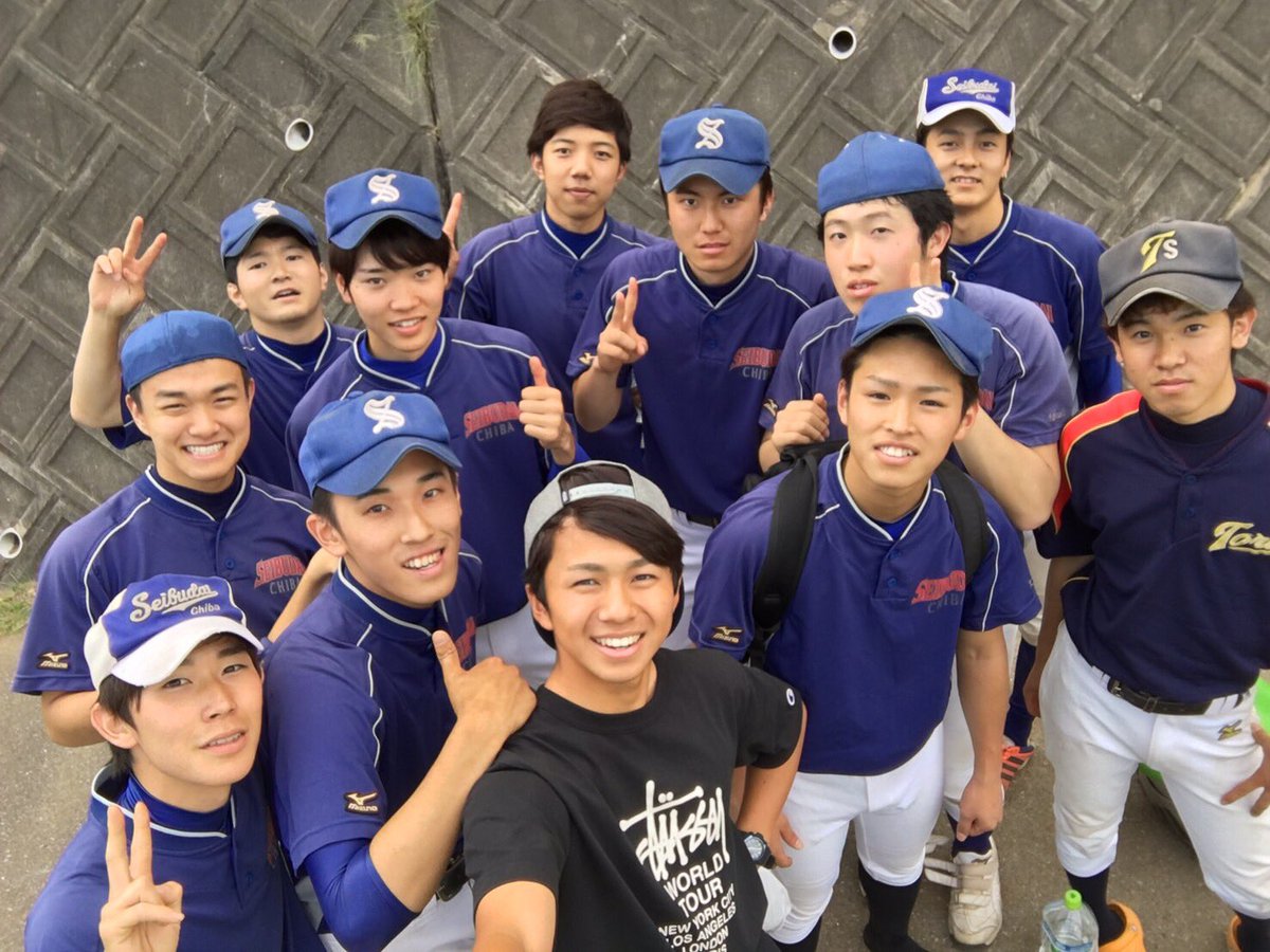 シャイニングドラゴン 今日は応援に元西武台千葉硬式野球野球部 現千葉工業大学硬式野球部 の清水颯人さんが駆けつけてくれました 応援ありがとうございました 草野球 シャイドラ