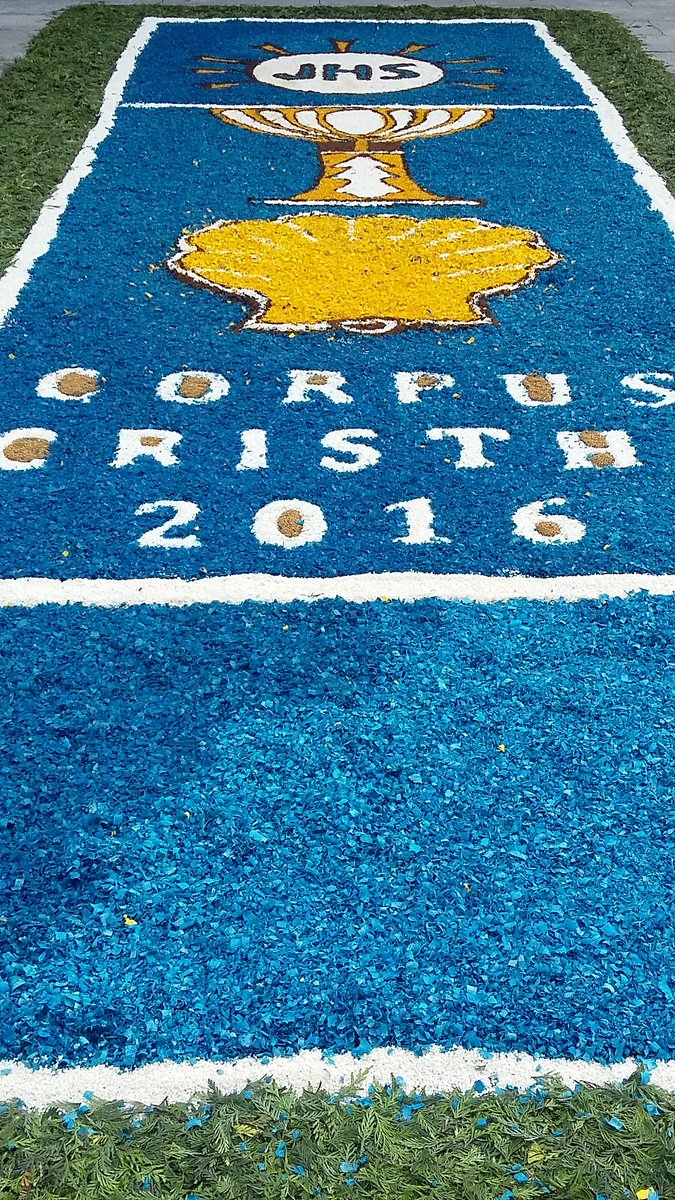 miniadelrio's tweet photo. A vila de #Pontecesures #Cesures engalanada de flores... #Ullán #Corpus Bo domingo!!! https://t.co/k3knhC83nA