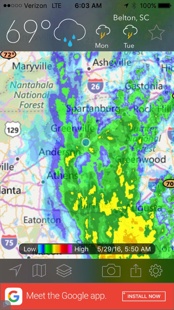 Larry_Welborn's tweet photo. @tonyharbin Looks like golfing weather to me. #firstteetime https://t.co/3v92oQDf8c