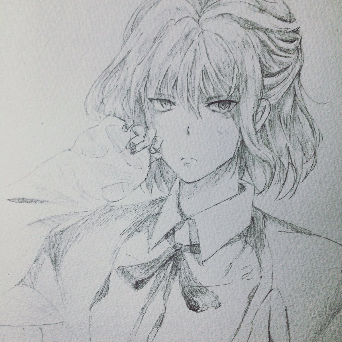 好きすぎて萌袖を描く 