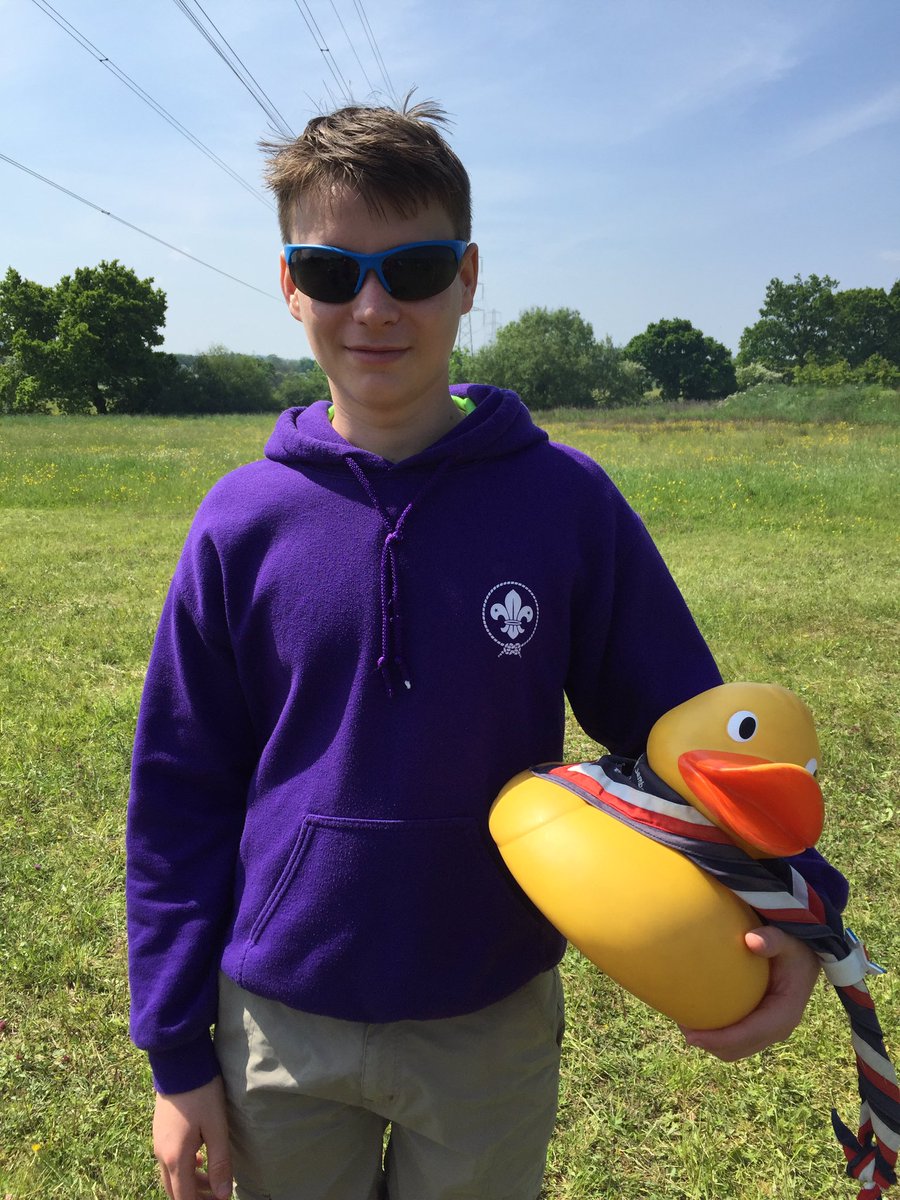 I'm all excited to meet <a href="/BearGrylls/">Bear Grylls OBE</a> at <a href="/AvonJamboree/">Avon Jamboree</a> today, with my bestie Joe!! #bearintheair