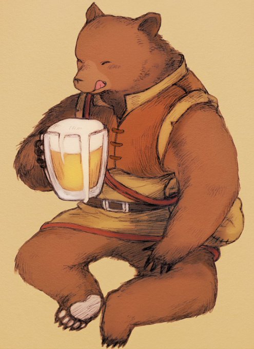 「bear」 illustration images(Oldest｜RT&Fav:50)