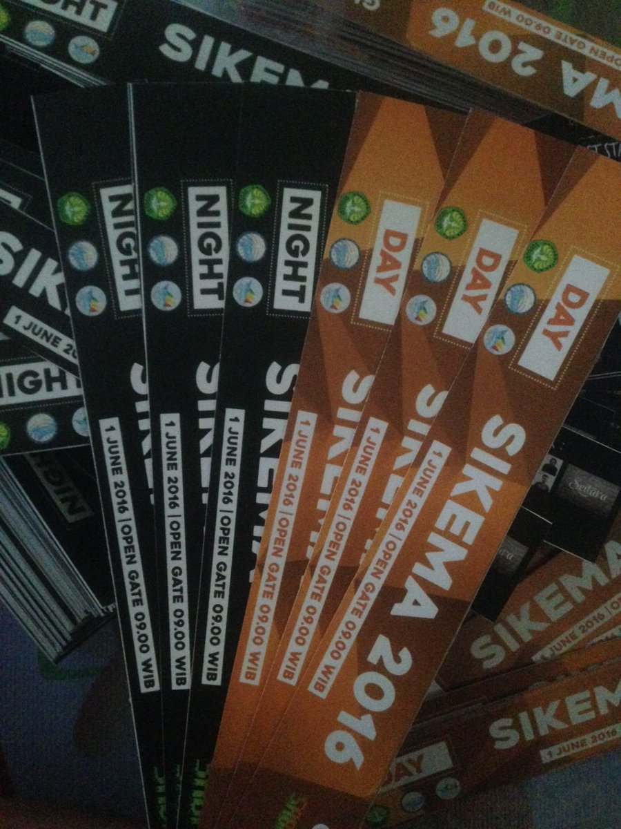SIKEMA_FEUR's tweet photo. H-3 SIKEMA 2016!!! Open order untuk tiket. Pagi-siang 15k, Pagi-Malam 25k, Malam 15k. 
Booking segera!!! https://t.co/DbYof0fk8g