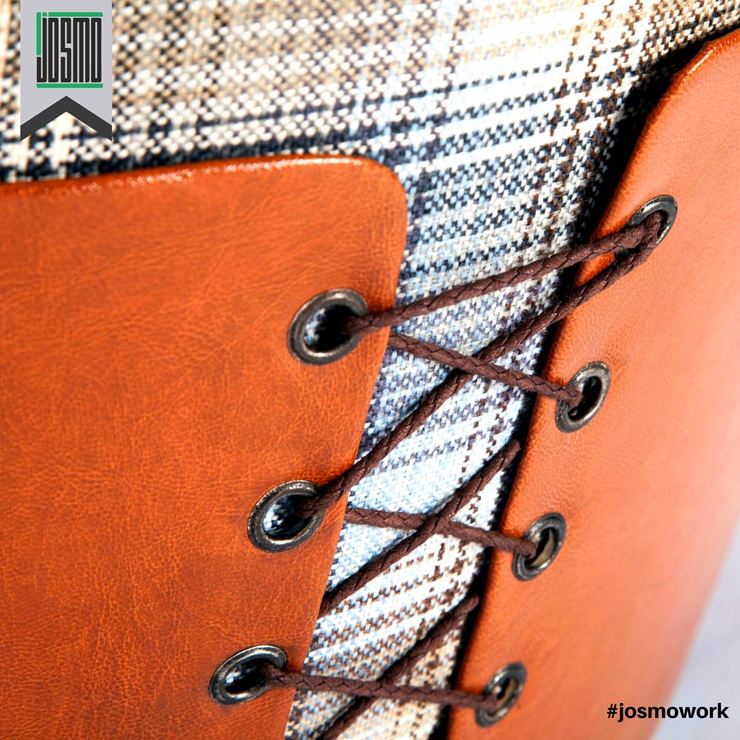 josmostudio's tweet photo. Have a look at the beautiful detail of the Corset Pouf. #laces #checkers #upholstery #josmowork #furniture #details https://t.co/JbgjjJrXPy