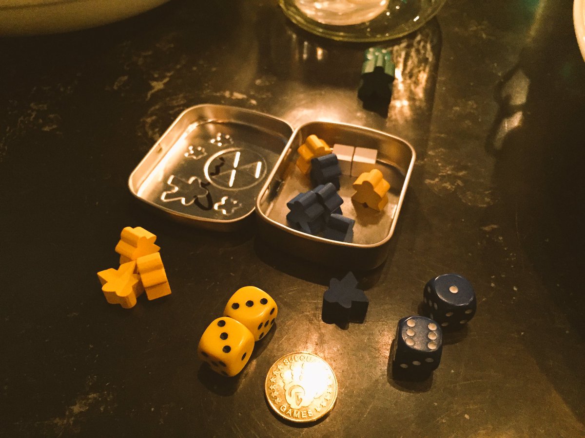 GameDesignerJoe's tweet photo. It seemed appropriate to play some Mint Tin Apocalypse before going to see X-Men Apocalypse. @subquark https://t.co/34sSs3ZqMU