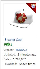 Roblox Bloxxer Cap