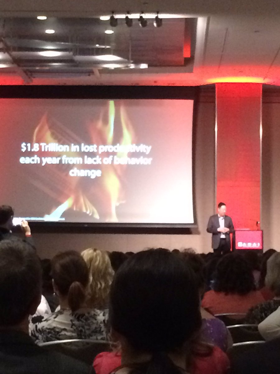 corequality's tweet image. $1.8 trillion lost productivity each year from lack of behavior change @habitdesign @ABAIEvents
