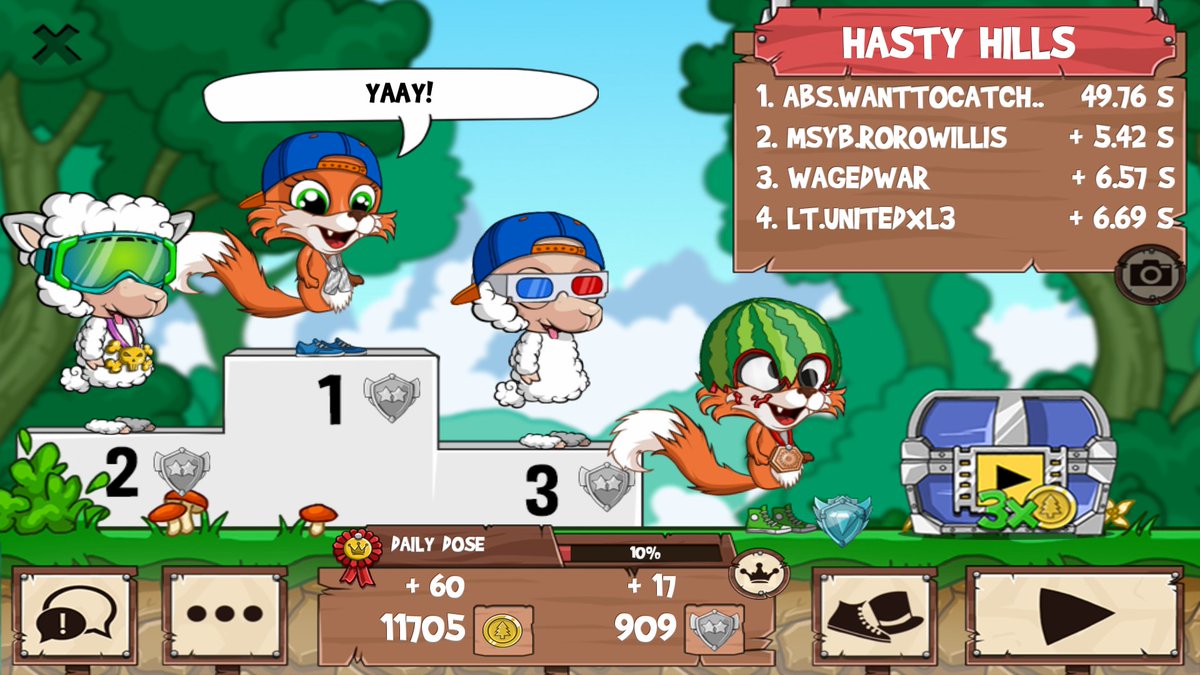 WantToCatchAnL's tweet photo. I beat LT 😱 #funrun2 #RoroWillis #Wagedwar #UnitedxL3 https://t.co/rU49YCLlRF