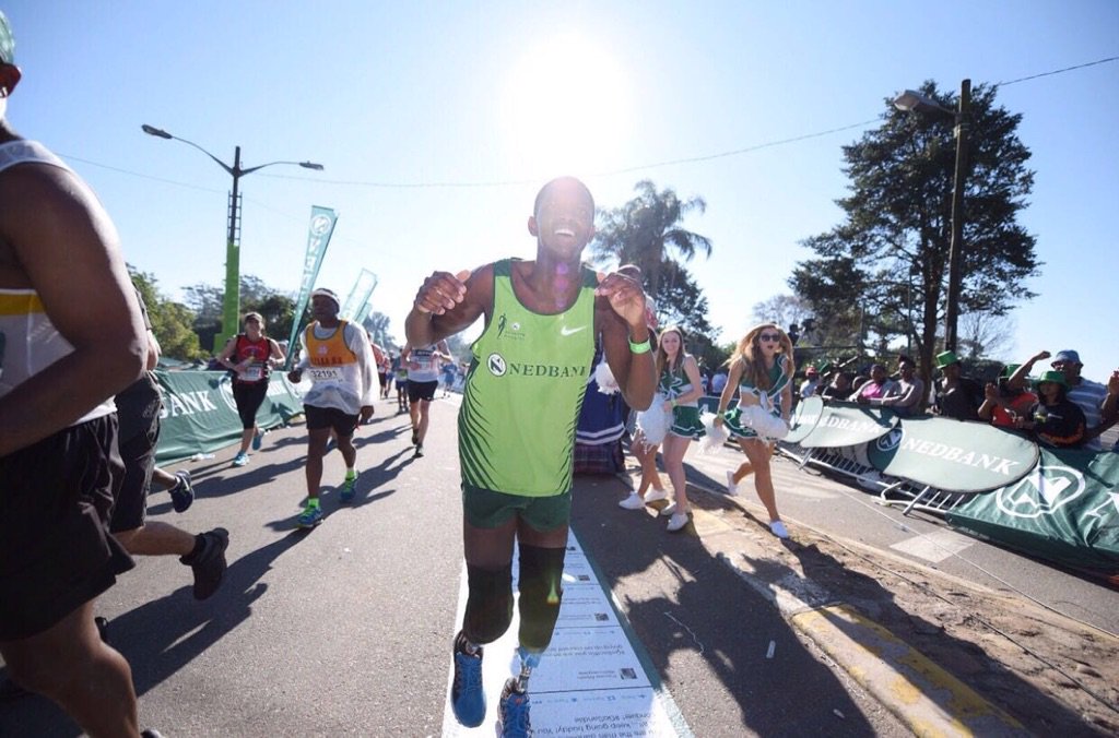 Together WE became Everyday Heroes on that #NedbankGreenMile at <a href="/ComradesRace/">ComradesRace</a> #GoSandile