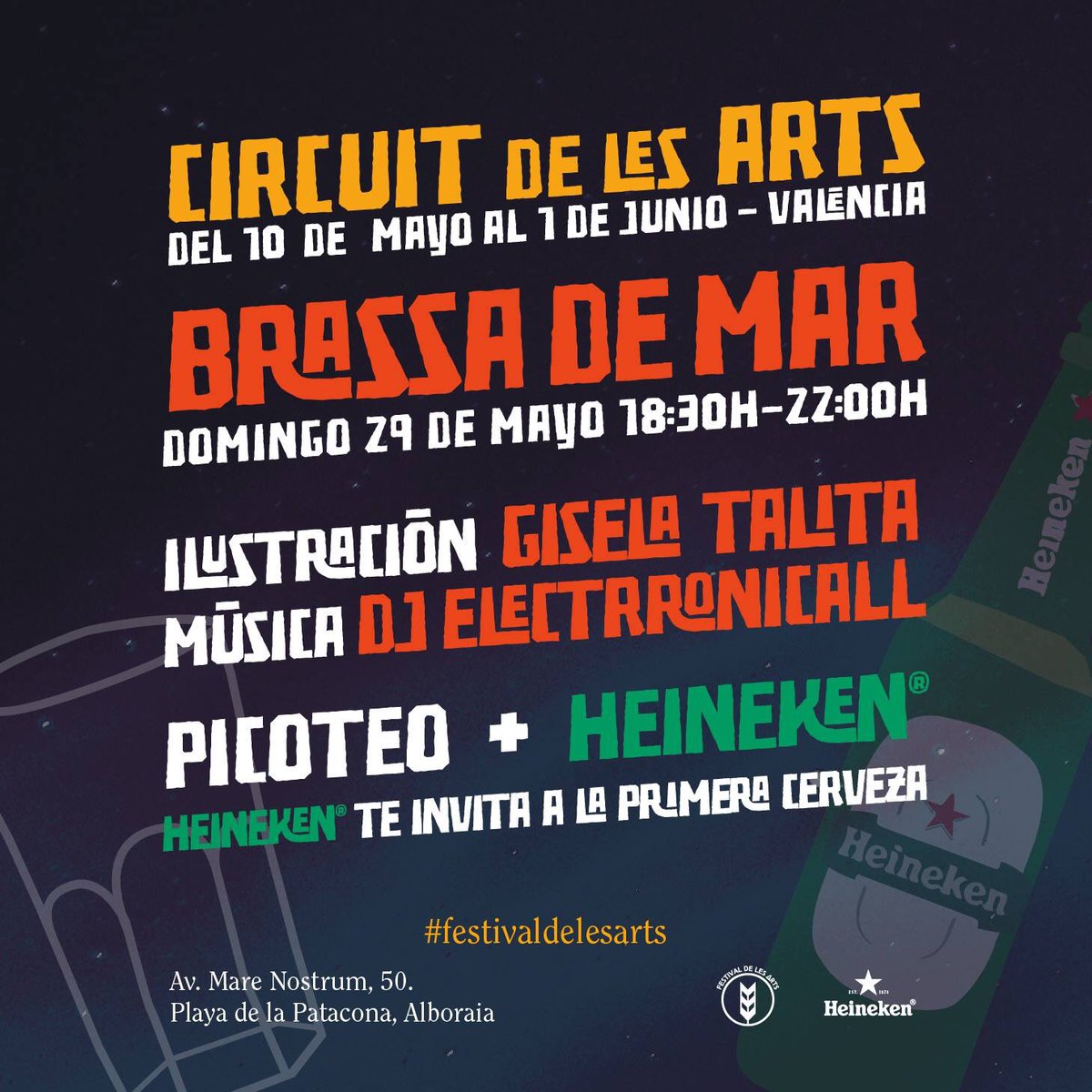 Os esperamos para pasar la tarde en <a href="/BrassadeMar/">Brassa de Mar</a> 🌊 muy a gusto cara el mar, más sobre el #CircuitdelesArts 👏🏻✨
