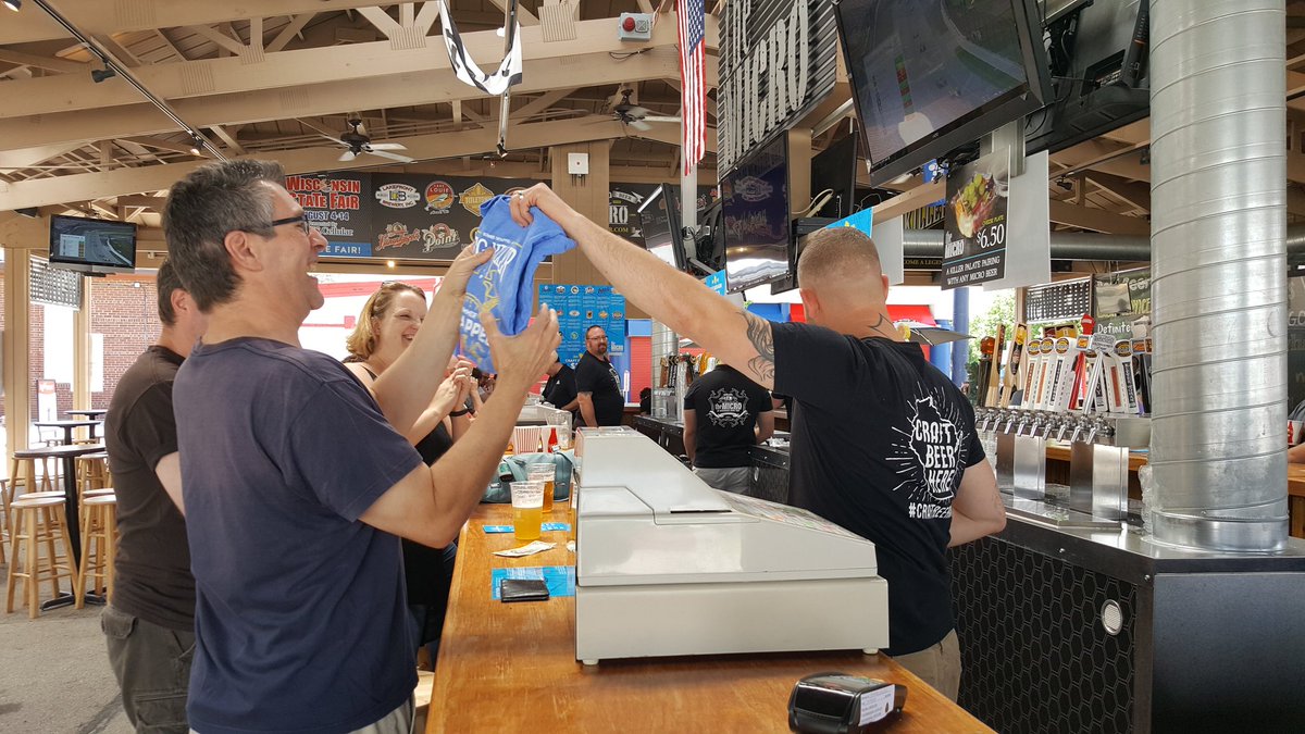 themicro's tweet photo. The #kegkills are HOT right now! 4 in an hour and showing no signs of slowing. #summertime #craftbeer #craftbeerwi https://t.co/nNFweYyiE5