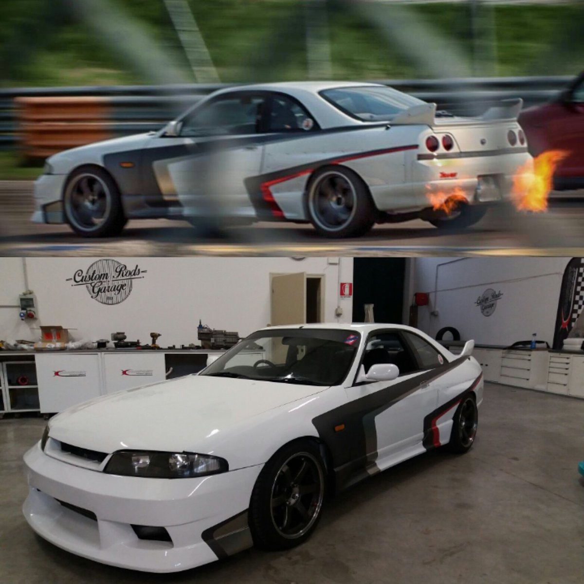 marcocomposit's tweet photo. #jcm16 new look for our #skyline #r33 #compositmotorsport https://t.co/cCMU1X36s1