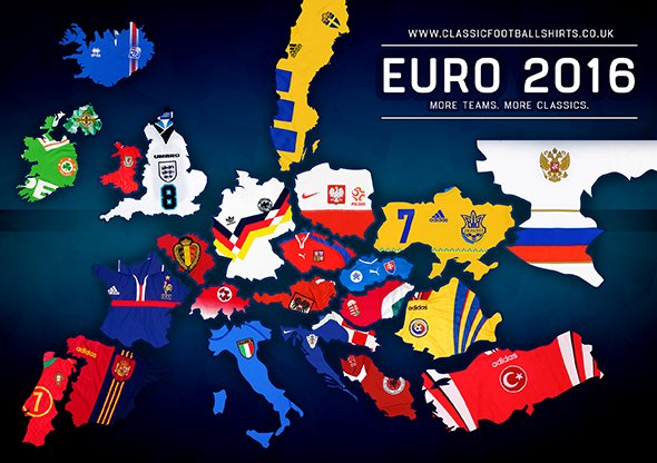 Grab your classic shirt for #Euro2016 here - bit.ly/1Vo9xyF
#RT and #Follow &amp; you could win £50 credit