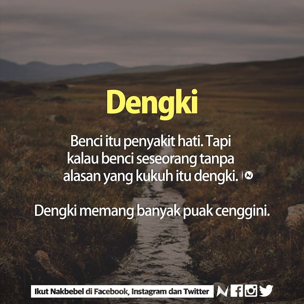 nakbebel's tweet photo. Benci itu penyakit hati. 😉 https://t.co/cS3KxX41iB