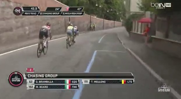 cyclismactu's tweet photo. #Clarke et #Zhupa distancés du groupe de contre https://t.co/hItDtvxPXA #Giro2016 #Giro #VELOextra https://t.co/XOHmSvZrly