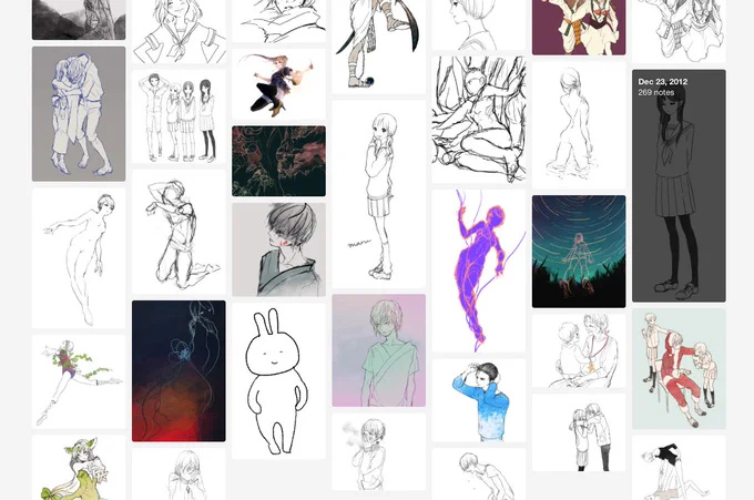 ラクガキ系の絵は、更新してる時期にめっちゃムラがあるけど https://t.co/rTjf6fcDBE ここに色々載せてるのでよかったら見てってください 