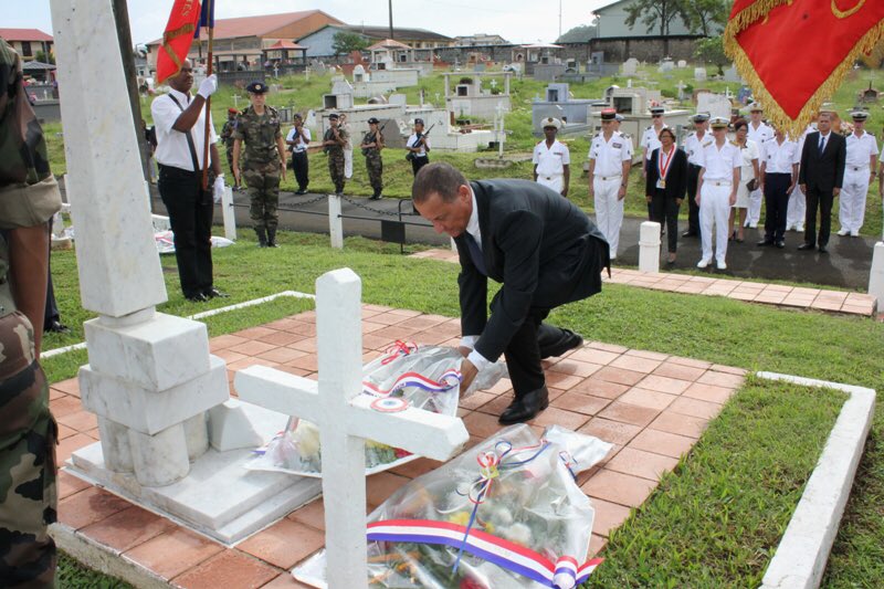 RpheAlexandre's tweet image. #Verdun2016 : commémoration ce matin à Cayenne #Guyane