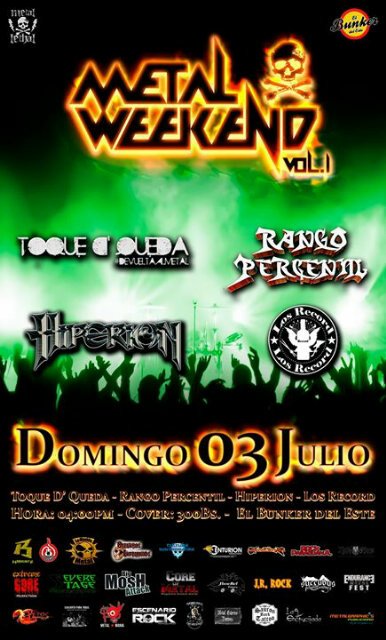 raizdtodo's tweet photo. #MetalWeekendVol1 @pal_toque @radical_sa @jardindelrock @rockparaguana #ApoyaNuestrasBandasNacionales https://t.co/LVAQgJzVc6