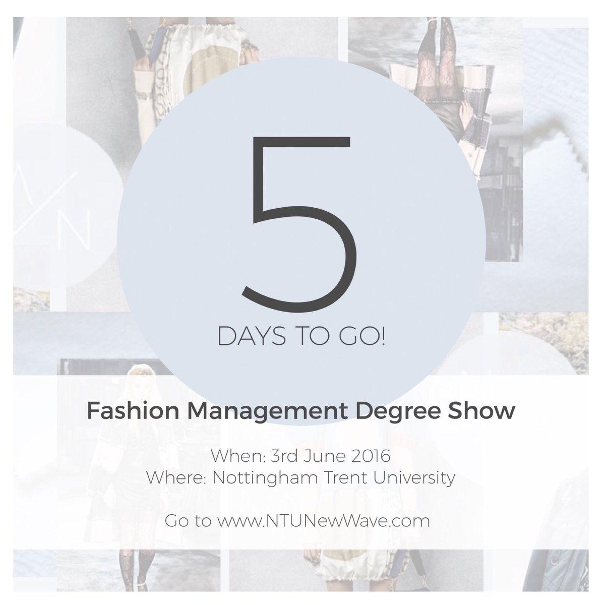 The wait is nearly over... Only five days left until the New Wave degree show! 🕟🕒🕜 Image credit to <a href="/Chloeharman94/">Chloe Harman</a>