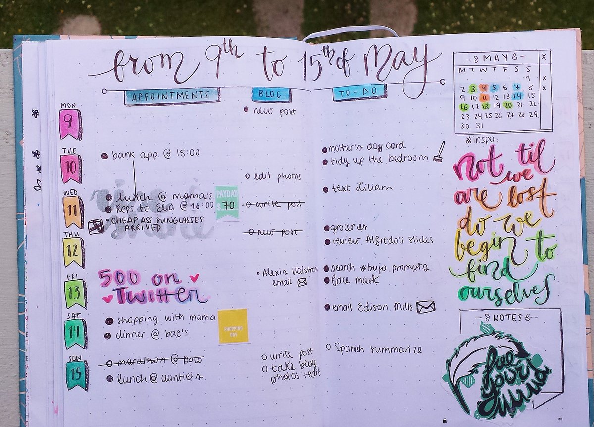 SamanthaCarraro's tweet image. My #bulletjournal guide is up on bit.ly/22sF4AK xx

@BloggerBees @LovingBlogs @RT_Bloggers #BloggingGals