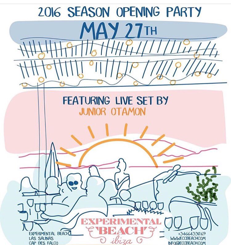 Opening party is tonight chaps!! Kick off 6pm #ibiza #openingparty