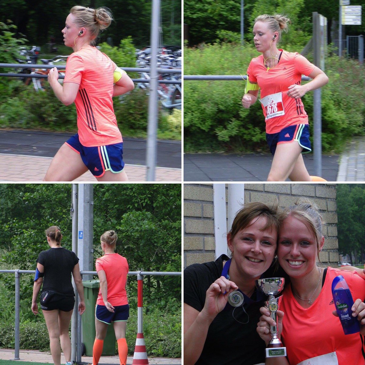 Adevogel1991's tweet photo. Vorige week een PR op de 10 KM,vandaag een PR op de 5 KM en als 3e vrouw gefinisht ππ
#zegerplasloop https://t.co/qeTOpbc8sy