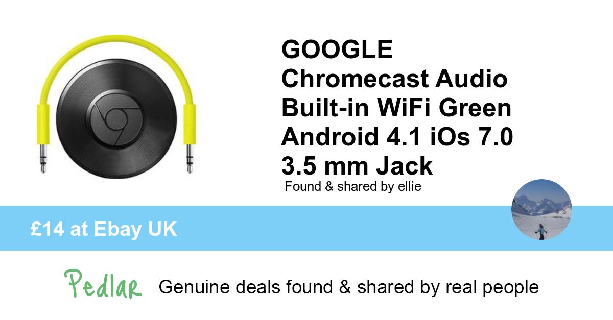 Stream music from your phone to your speakers - eBay but sold by Currys pedlar.co/deals/google-c…