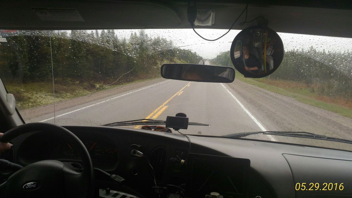 Departed Ignace ON going as far as we can today. I single lane road 90kph limit #lngorbust