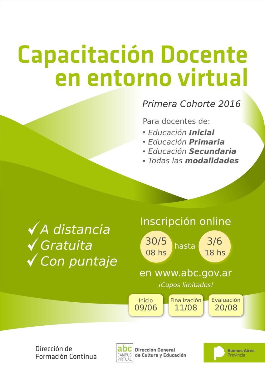 ciiemagdalena's tweet photo. Capacitación Virtual 2016 de la #redciie oferta aquí https://t.co/u6W5aOhpPo. Te esperamos! @baeducacion https://t.co/HrIUaJRjpQ