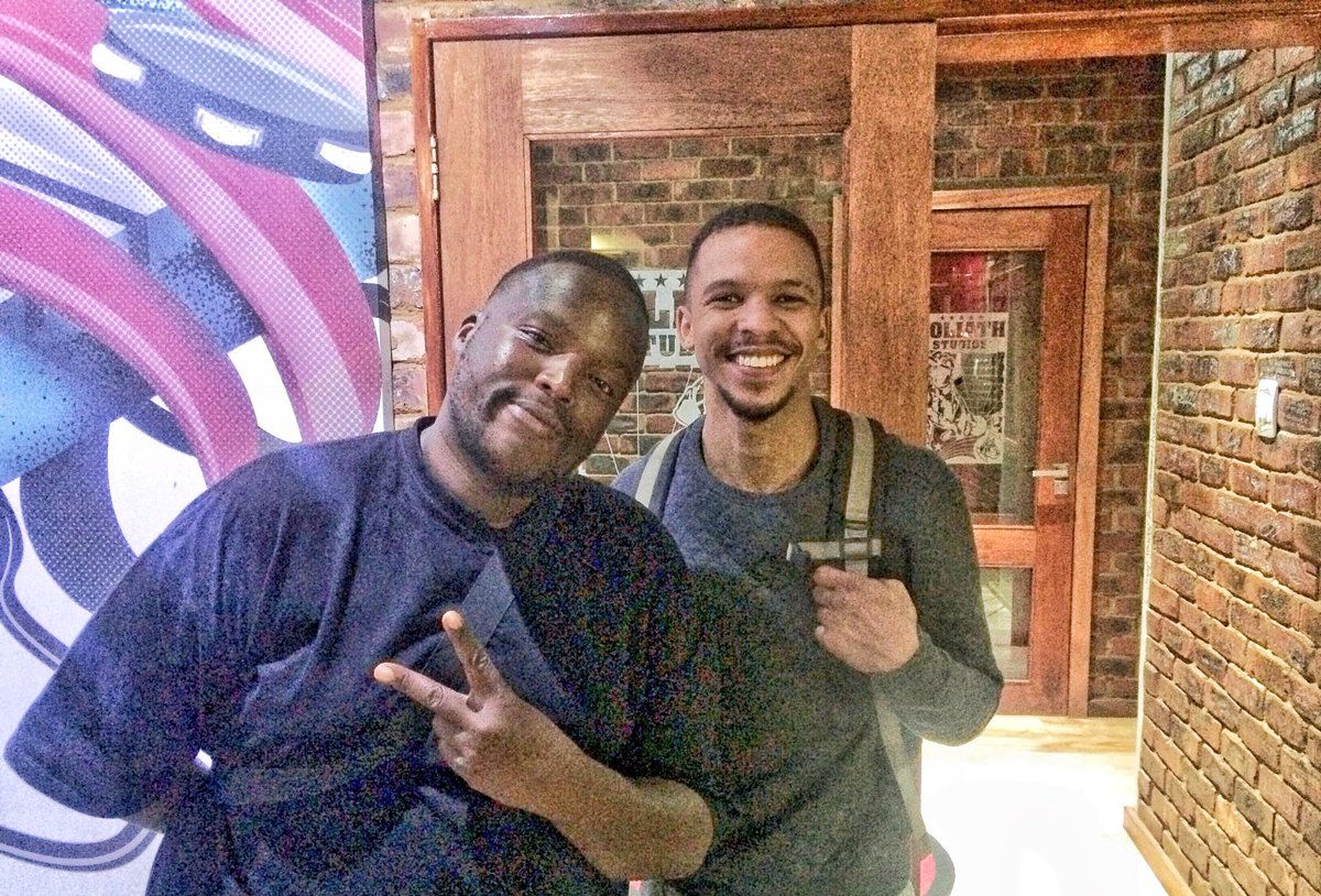 therealcarv's tweet photo. 🔊🔊studio with @HipHopPantsula https://t.co/f49xJFaoWn