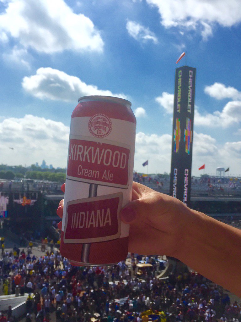 BloomingtonBrew's tweet photo. A beautiful day for the track. Cheers to your Holiday weekend! #BBCBeer #Indy500 https://t.co/BuYLu7LQso