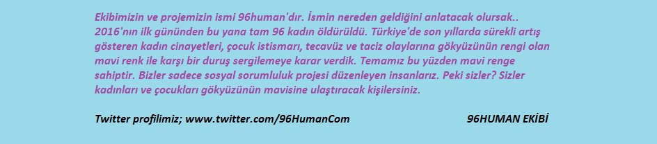 96HumanCom's tweet photo. Kadın cinayetleri,tecavüzleri, çocuk istismarı ve hayvan hakları ana konularımız.

Biz kimiz? Ne yapıyoruz? #96Human https://t.co/4cqVaxuUnr
