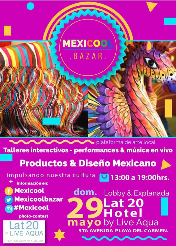 AmoQuintanaRoo's tweet photo. Hoy #playalovers  Bazar #MexiCool @mexicoolbazar  en #Lat20Hotel https://t.co/ZJsufFFck1