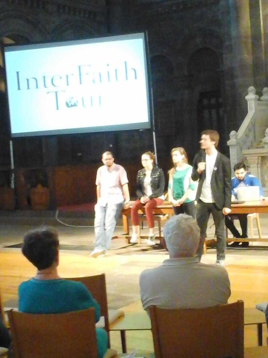 En direct de la conférence <a href="/InterFaithTour/">InterFaith Tour</a> avec <a href="/CoexisterStrasb/">Coexister Strasbourg</a>