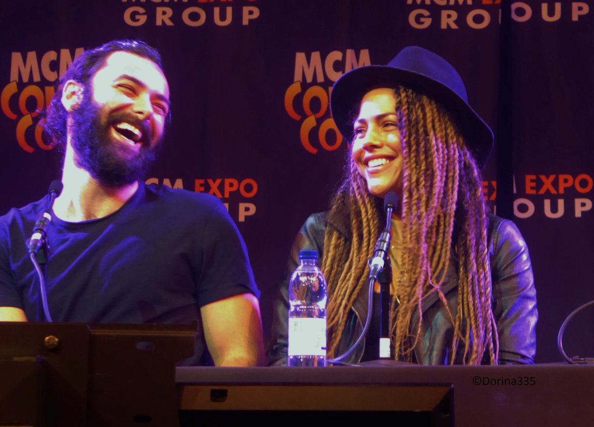 Aidan Turner and Lenora Crichlow #mcmLDN16, image size:1200x864
