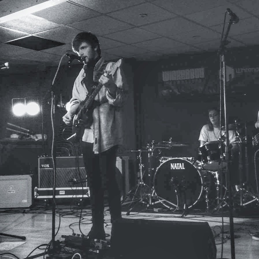 InOneEarMusic's tweet photo. Action shot from Sour Monkey's debut. So nice to be back behind a mic. https://t.co/lw5V8ICtU9