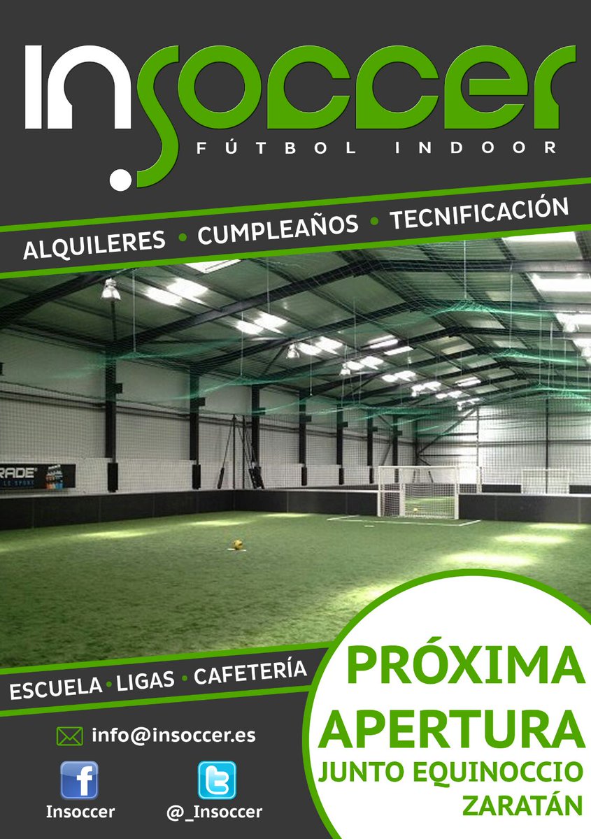 vrico3's tweet photo. Después de verano las pachangas con los amigos, cumpleaños y demás se celebra en @_Insoccer !!!!!!! https://t.co/5TjyIw6whw