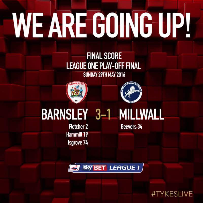 Congratulations to Conor Hourihane and the Barnsley Team.  ❤👏👍❤👏👍