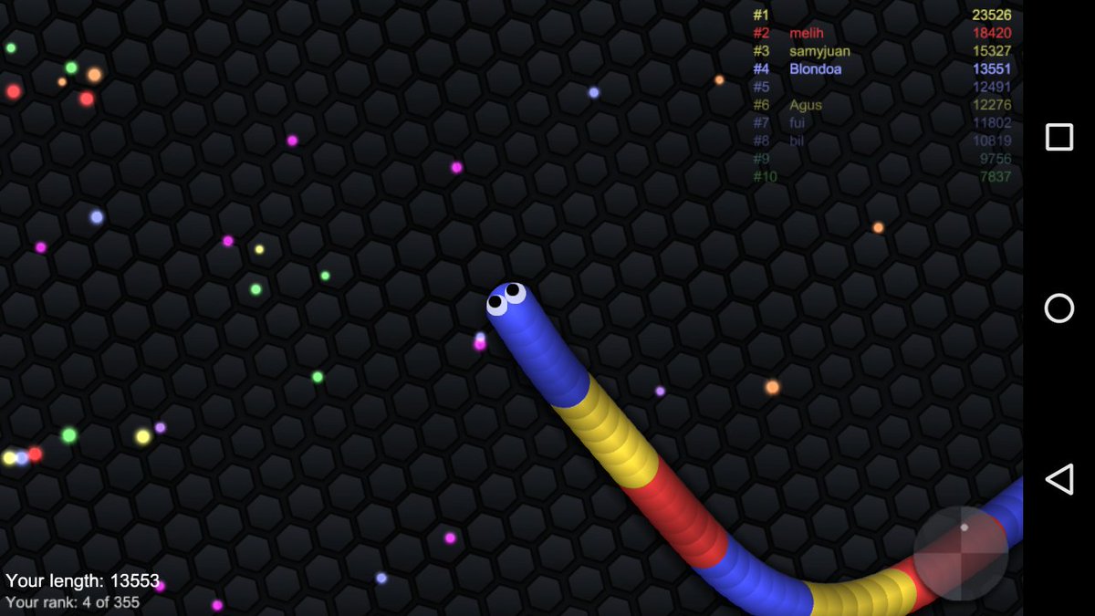 boyfak_player_'s tweet photo. Top 4 no slither.io de Android sou um mitoooo 😂😂 muito feliz!! https://t.co/ot0MiFLwYJ