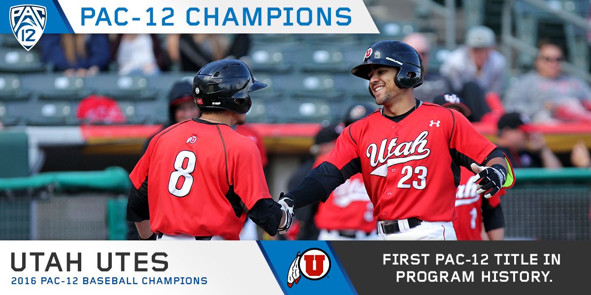 .<a href="/utahbaseball/">Utah Baseball</a> scores 21 runs and wins the 2016 #Pac12BSB Championship!!!!

Congrats, <a href="/utahathletics/">Utah Athletics</a>!! 🙌🙌🙌
