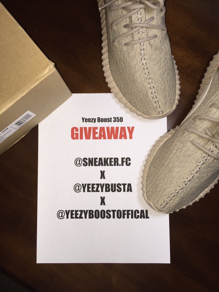 Yeezy Giveaway! RT and FOLLOW me to enter! 
For a better chance to win enter on my Instagram <a href="/yeezybusta/">Yeezy Busta</a>.