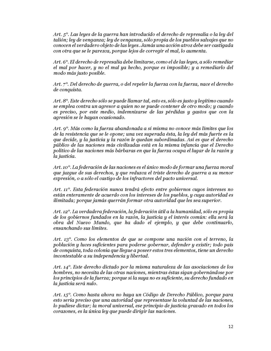 A Nariño protoconstitucionalista Discurso SSC (parte 3)