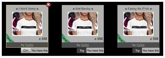 holdupvon's tweet photo. Check out my shop for my new crop tops! #NotBecky #FancyAsFck #IAintSorry #ShopKaitie Leave a review and rate! https://t.co/E1TVZo0INA