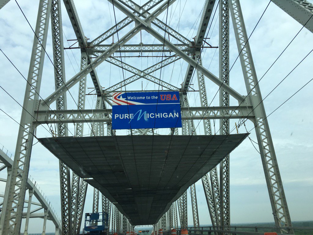 directmx's tweet photo. Step 1 - cross border:Check. #dmxroadtrip #mx #BCorBust #Michigan hwys still need work! https://t.co/ACEIFMMqP3