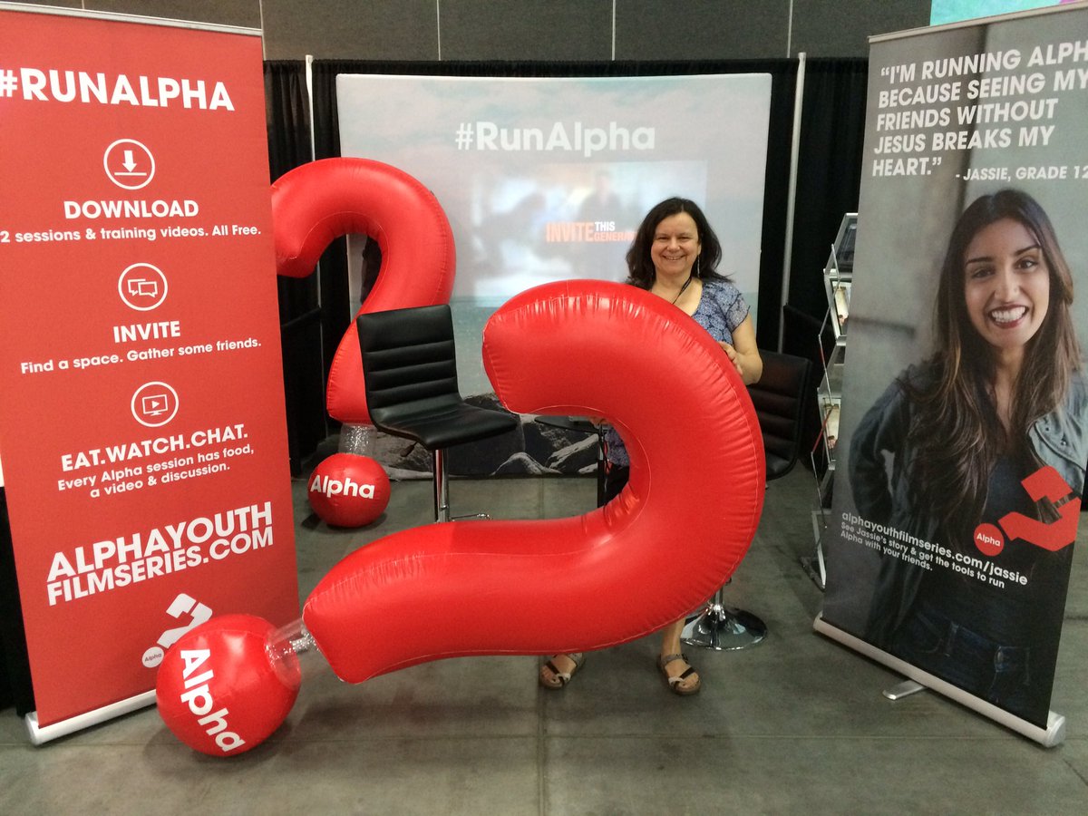 amycroy's tweet photo. Come chat at the alpha booth today #YCUN1TE #MyAlphaStory @alphacanada https://t.co/JlDaMacN1D