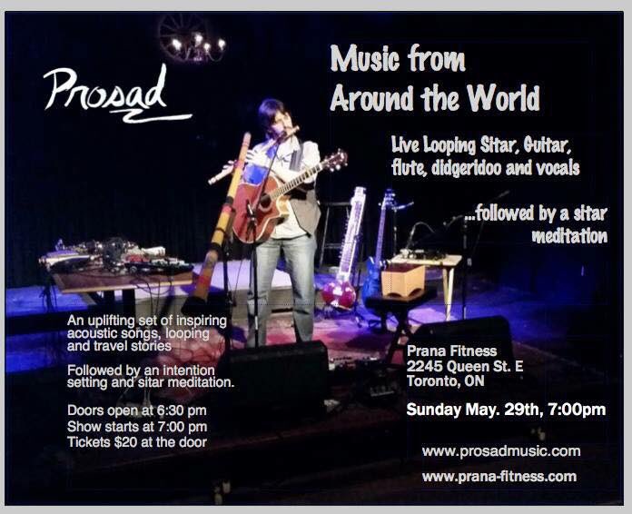 Tonight! It's going to be sublime. Didgeridoo. Sitar. Acoustic guitar. Tablas. Djembe. 7pm. 2245 queen St E @ Prana