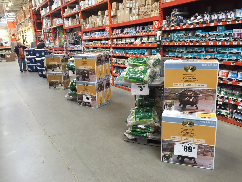 Who's ready for a backyard fire?  We are!  Go get your s'mores on!!