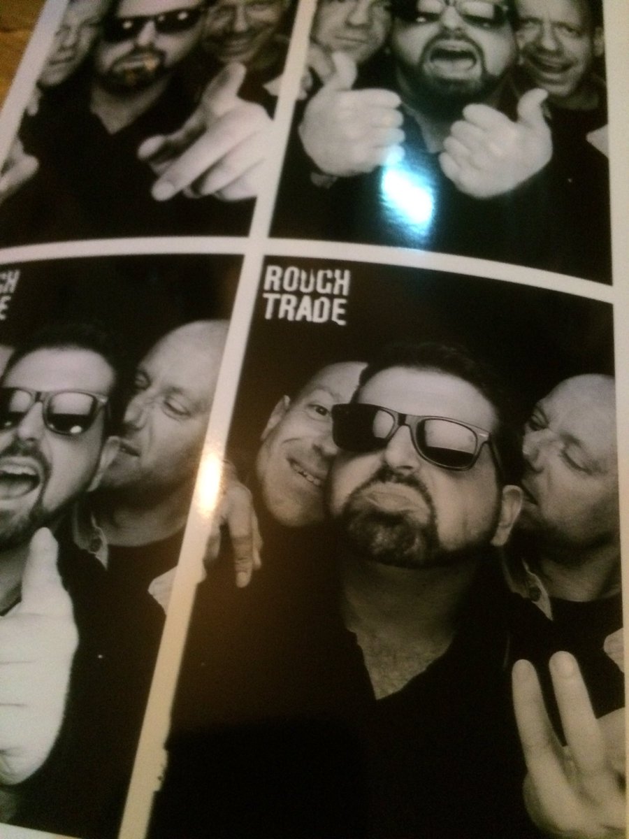 JaredLeftlion's tweet photo. It's heaving in @RoughTrade #RoughTradeNottingham but there's always time for a photo. #Dot2Dot #Dot2DotFest https://t.co/fudTT0cvnC