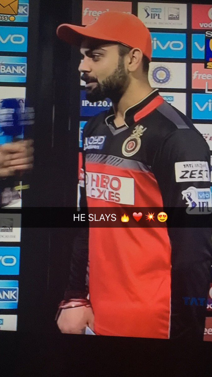 6789minu's tweet photo. Because he slays @imVkohli
π₯π₯πβ€οΈ
VIRATTTTTTT
#RCBvSRH #IPLfinal #Swaaaaggg https://t.co/fSs6pt6By6