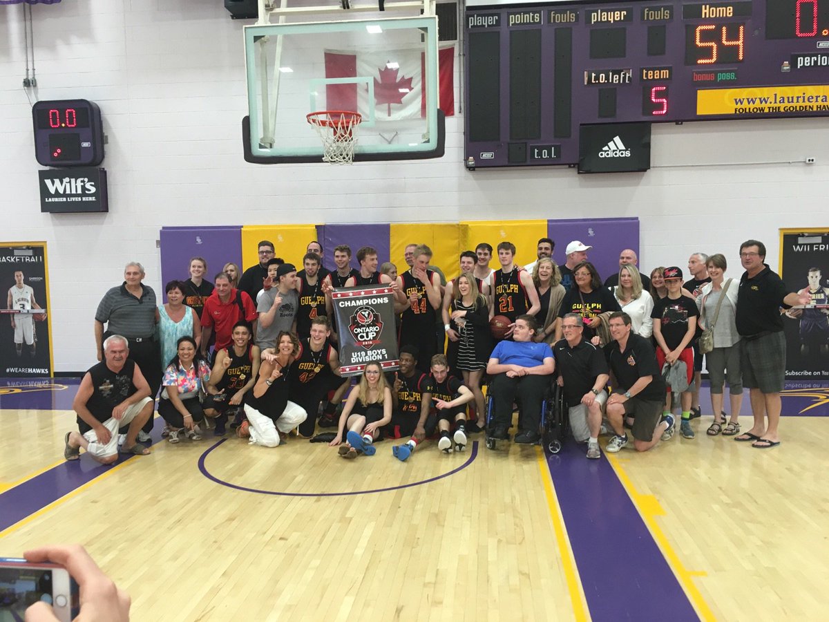 GuelphYBA's tweet photo. Junior Men win OBA D1 on a buzzer beater 55-54. With families picture. @OBANews https://t.co/edoJ12YcyE